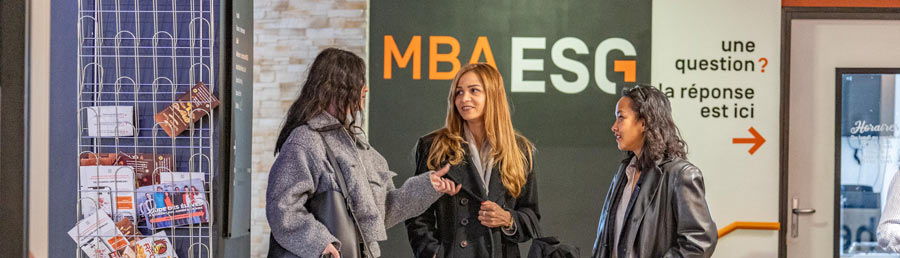 étudiants à MBA ESG